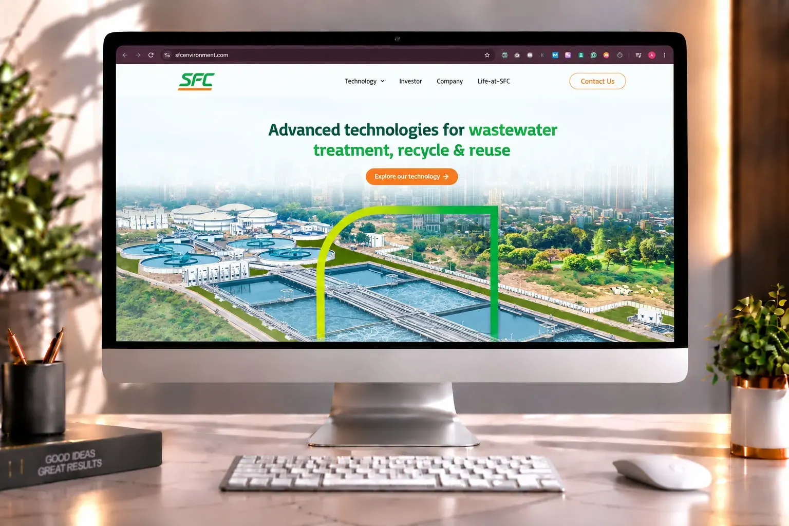 SFC Environment website preview